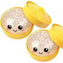 Conjunto de 2 Brinquedos Fidget em Formato de Dumpling JFBNXB para Alívio do Estresse