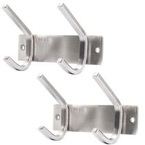 Conjunto de 2 cabides WEBI C-CBG022 Heavy Duty em aço inoxidável 304 Hook Rail Conjunto de 2 cabides WEBI C-CBG022 Heavy Duty em aço inoxidável 304 Hook Rail