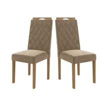 Conjunto de 2 Cadeiras de Jantar Graviola 2CAD152EA Kappesberg