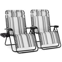 Conjunto de 2 Cadeiras Zero Gravity Extra Largas Best Choice Products