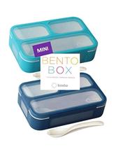 Conjunto de 2 caixas de almoço e lanche Bento-Box Kinsho Mini Navy
