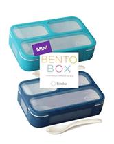 Conjunto de 2 caixas de almoço e lanche Bento-Box Kinsho Mini Navy