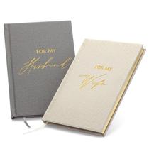 Conjunto de 2 capas duras Vow Books MUUJEE para cerimônia de casamento Conjunto de 2 capas duras Vow Books MUUJEE para cerimônia de casamento