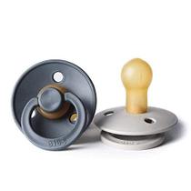 Conjunto de 2 chupetas Bibs de borracha natural sem BPA Conjunto de 2 chupetas Bibs de borracha natural sem BPA