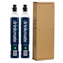 Conjunto de 2 Cilindros de CO2 Rosqueados DrinkMate 60L Conjunto de 2 Cilindros de CO2 Rosqueados DrinkMate 60L