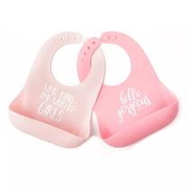 Conjunto de 2 coletores de comida de silicone impermeáveis para bebês Bella Tunno Conjunto de 2 coletores de comida de silicone impermeáveis para bebês Bella Tunno