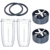Conjunto de 2 Copos de 32oz para Nutribullet com Juntas - Peças de Reposição