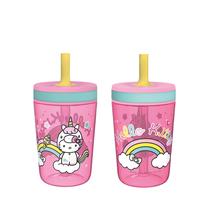 Conjunto de 2 Copos Hello Kitty Zak Designs Kelso 450ml - Para Crianças Conjunto de 2 Copos Hello Kitty Zak Designs Kelso 450ml - Para Crianças