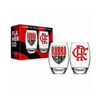 Conjunto De 2 Copos Long Drink 470ML Flamengo -Allmix Conjunto De 2 Copos Long Drink 470ML Flamengo -Allmix