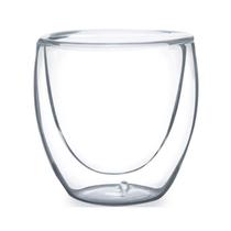 Conjunto de 2 Copos para Café Parede Dupla 80ml de qualidade Conjunto de 2 Copos para Café Parede Dupla 80ml de qualidade