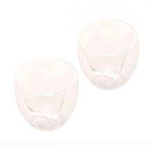 Conjunto De 2 Copos Parede Dupla Heart 230 Ml - Lyor