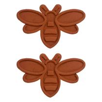Conjunto de 2 em terracota Brown Sugar Keeper e Saver Fox Run Bee Conjunto de 2 em terracota Brown Sugar Keeper e Saver Fox Run Bee
