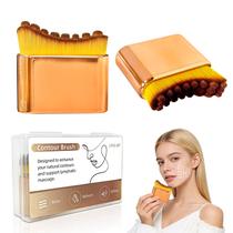 Conjunto de 2 Escovas de Contorno Facial para Drenagem Linfática Sivaryne