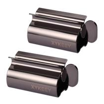 Conjunto de 2 Espremedores de Tubo de Metal XYKEEY Preto Conjunto de 2 Espremedores de Tubo de Metal XYKEEY Preto