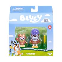 Conjunto de 2 Figuras Bluey Cricket com Acessórios 6-7,6 cm