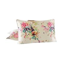 Conjunto De 2 Fronhas De Cetim Com Toque De Seda, Zíper Oculto, Capas De Almofada Refrescantes Para