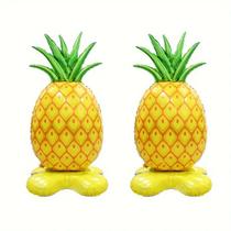 Conjunto de 2 frutas de verão com balão metalizado Giant Pineapple de 60 polegadas