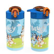 Conjunto de 2 Garrafas d'água Zak Designs Bluey Kids - 470ml cada Conjunto de 2 Garrafas d'água Zak Designs Bluey Kids - 470ml cada