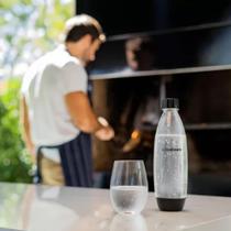 Conjunto de 2 Garrafas plásticas 1 litro sodastream Preta