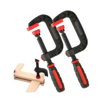 Conjunto De 2 Grampos De Marcenaria Reforçados De 7 Polegadas Com Força De Aperto Forte E Abertura