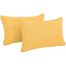 Conjunto de 2 limões para interior e exterior Pillow Blazing Needles 51x30 cm Conjunto de 2 limões para interior e exterior Pillow Blazing Needles 51x30 cm