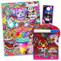 Conjunto de 2 Livros de Colorir e Atividades Lisa Frank