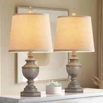 Conjunto de 2 Luminárias de Mesa Retrô PARTPHONER 56cm Vintage