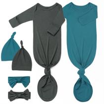 Conjunto de 2 Macacões com Nó Noah Baby para Bebê