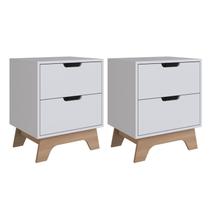 Conjunto de 2 Mesas de Cabeceira 100% Mdf Alice