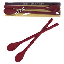 Conjunto de 2 mexedores de coquetel em silicone Honey Bear Kitchen Conjunto de 2 mexedores de coquetel em silicone Honey Bear Kitchen