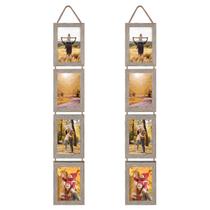 Conjunto de 2 molduras de colagem Lavezee 4x6 para decoração de parede