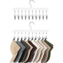 Conjunto de 2 Organizadores de Chapéus StorageWorks com 10 Presilhas Ajustáveis Conjunto de 2 Organizadores de Chapéus StorageWorks com 10 Presilhas Ajustáveis