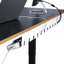 Conjunto de 2 PAMO para gerenciamento de cabos sob a mesa com abraçadeiras Conjunto de 2 PAMO para gerenciamento de cabos sob a mesa com abraçadeiras