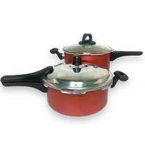 Conjunto De 2 Panelas De Pressão 3L e 4,5L Colors Cozinha - Nacional Aluminio Conjunto De 2 Panelas De Pressão 3L e 4,5L Colors Cozinha - Nacional Aluminio