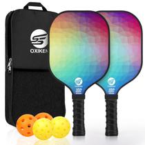 Conjunto de 2 Pás de Pickleball OXIKEN - Fibra de Carbono