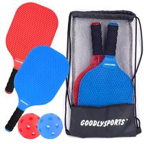 Conjunto de 2 pás de pickleball para crianças GOODLYSPORTS