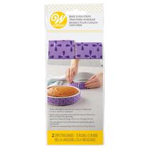 Conjunto de 2 peças Cake Strips Wilton Bake-Even em tecido roxo