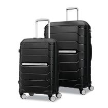 Conjunto de 2 peças expansível para bagagem Samsonite Freeform Hardside, preto