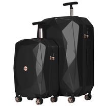 Conjunto de 2 peças Luggage Kensie Gemstone preta (71/51 cm)