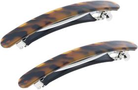Conjunto de 2 peças presilhas de cabelo francesas, 10 cm - marrom Conjunto de 2 peças presilhas de cabelo francesas, 10 cm - marrom