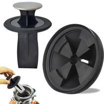 Conjunto de 2 Peças Protetor de Respingo para Triturador de Lixo Anglepingping 8,6 cm Conjunto de 2 Peças Protetor de Respingo para Triturador de Lixo Anglepingping 8,6 cm