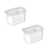 Conjunto De 2 Potes Herméticos Slim 1780 ML - Paramount
