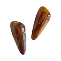 Conjunto De 2 Presilhas De Cabelo Geométricas Em Acetato Com Design De Gota d'Água, Acessórios Para Conjunto De 2 Presilhas De Cabelo Geométricas Em Acetato Com Design De Gota d'Água, Acessórios Para