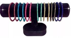 Conjunto De 2 Pulseiras Artesanais Indianas Verde Hc-29