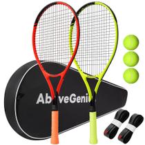 Conjunto de 2 Raquetes Esportivas AboveGenius Neon de Alumínio 27" Conjunto de 2 Raquetes Esportivas AboveGenius Neon de Alumínio 27"