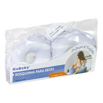 Conjunto De 2 Rosquinhas Para Seios Kababy Branco