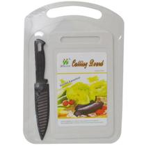 Conjunto de 2 Tábuas Coloridas e Faca com Proteção Sortido - 9045 - DOLCE HOME