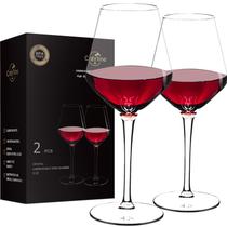 Conjunto de 2 taças de vinho de plástico Crayline sem BPA