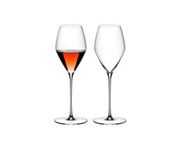 Conjunto de 2 taças de vinho Riedel Veloce Rosé feitas à máquina