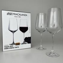 Conjunto de 2 Taças Jazz Vinho Tinto 760ml Cristal